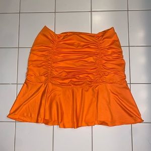 Orange skirt